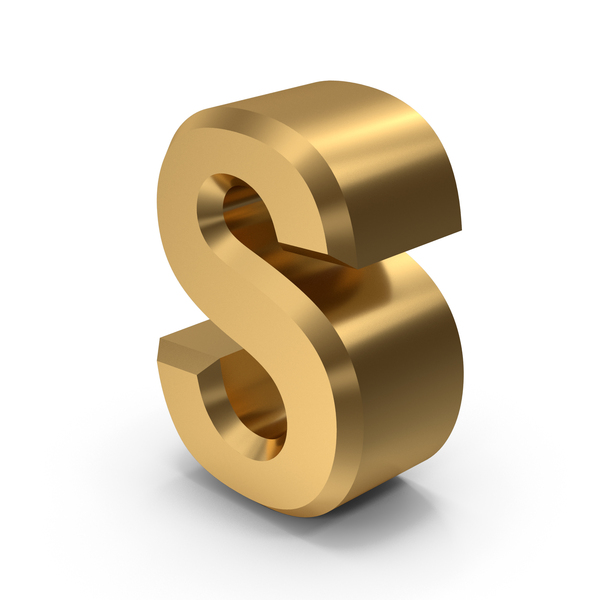 Language: Gold Letter S PNG & PSD Images Language: Gold Letter S PNG & PSD Images