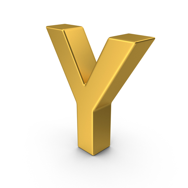 Gold Letter Y PNG Images & PSDs for Download | PixelSquid - S12286333B