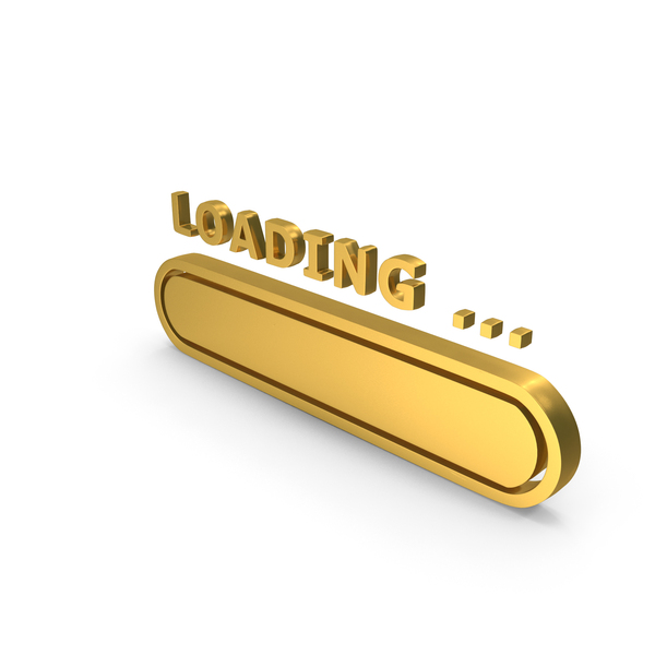 Symbols: Gold Loading Completed Symbol PNG & PSD Images