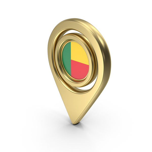 Symbols: Gold Location Flag Icon Of Benin PNG & PSD Images Symbols: Gold Location Flag Icon Of Benin PNG & PSD Images