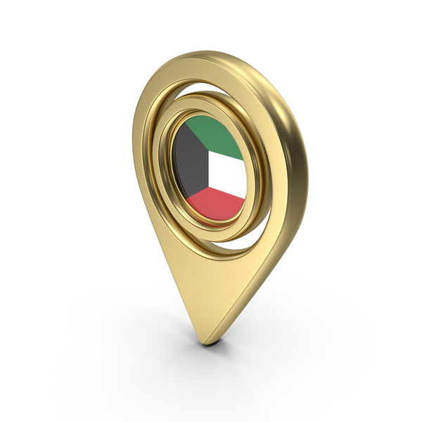 Symbols: Gold Location Flag Icon Of Kuwait PNG & PSD Images Symbols: Gold Location Flag Icon Of Kuwait PNG & PSD Images