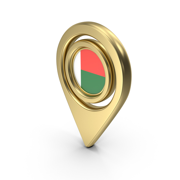 Symbols: Gold Location Flag Icon Of Madagascar PNG & PSD Images Symbols: Gold Location Flag Icon Of Madagascar PNG & PSD Images