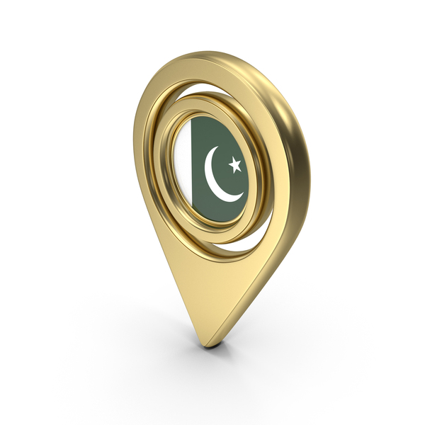Symbols: Gold Location Flag Icon Of Pakistan PNG & PSD Images