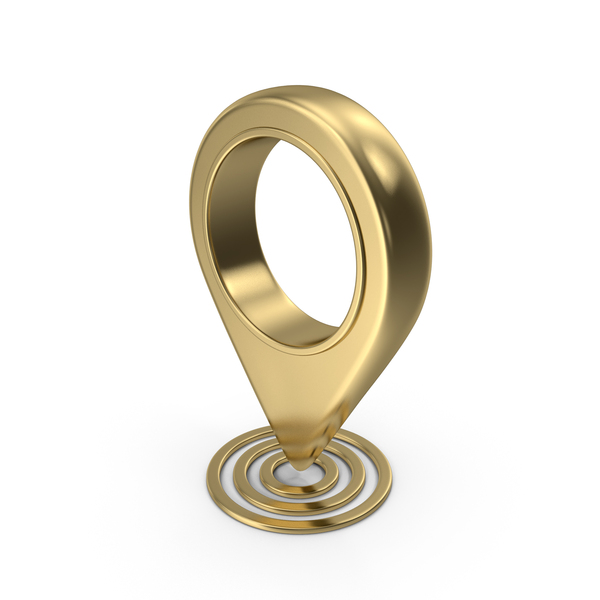 Gold Location Mark PNG Images & PSDs for Download | PixelSquid - S121292182