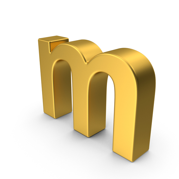 Language: Gold Lowercase Letter M PNG & PSD Images Language: Gold Lowercase Letter M PNG & PSD Images