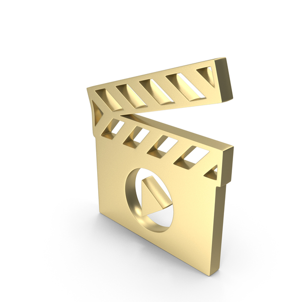 Symbols: Gold Media Film Play Symbol PNG & PSD Images