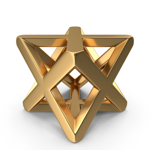 Religious Icon: Gold Merkaba Symbol PNG & PSD Images Religious Icon: Gold Merkaba Symbol PNG & PSD Images