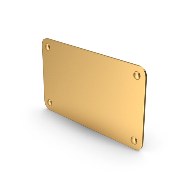 Hardware: Gold Metal Plate PNG & PSD Images Hardware: Gold Metal Plate PNG & PSD Images