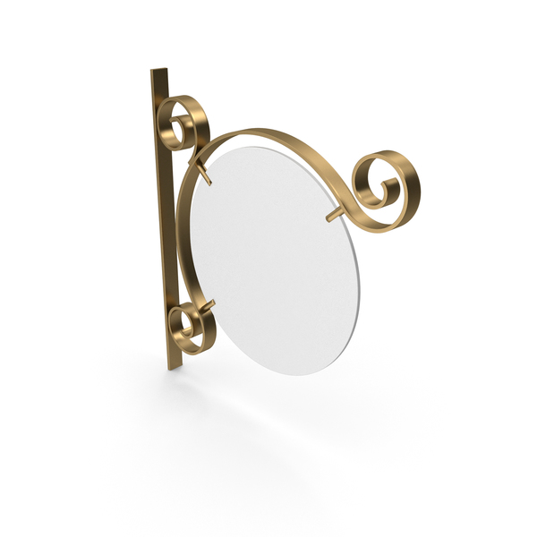 Sign: Gold Metal Signboard PNG & PSD Images Sign: Gold Metal Signboard PNG & PSD Images