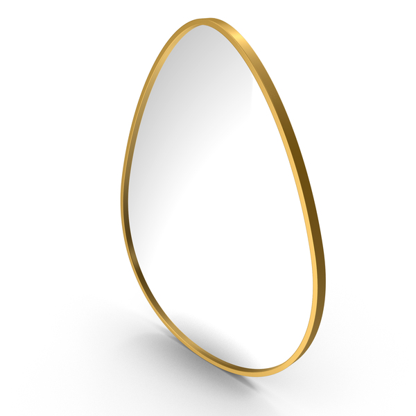 Gold Modern Mirror PNG & PSD Images