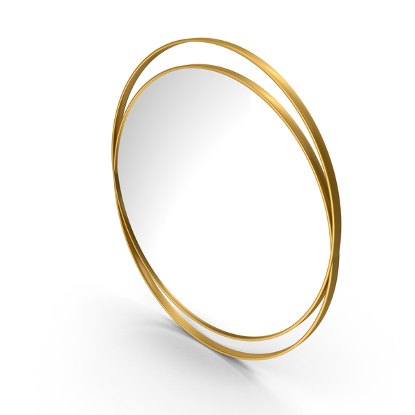 Gold Modern Mirror PNG & PSD Images