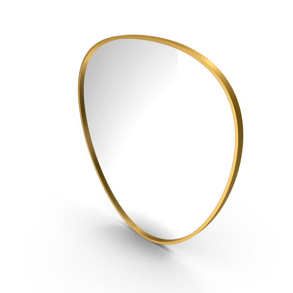 Gold Modern Mirror PNG & PSD Images