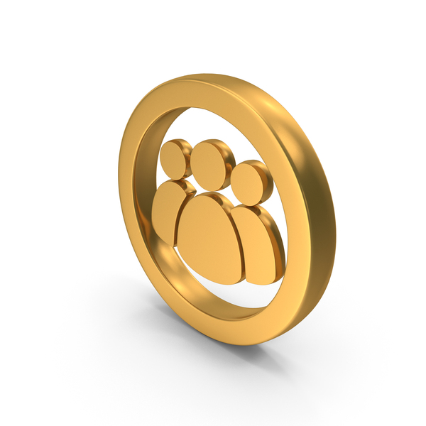 Symbols: Gold Multi User Icon PNG & PSD Images Symbols: Gold Multi User Icon PNG & PSD Images