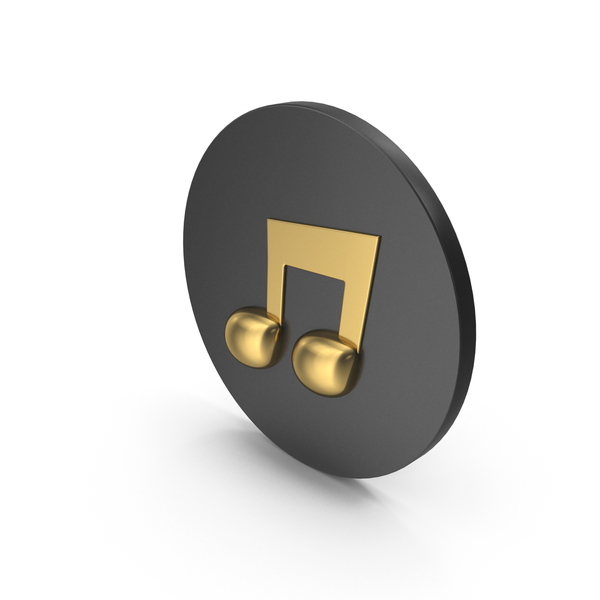 Musical: Gold Note Icon PNG & PSD Images Musical: Gold Note Icon PNG & PSD Images