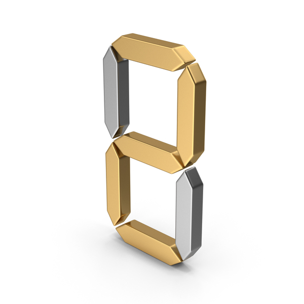 Gold Number 2 PNG & PSD Images