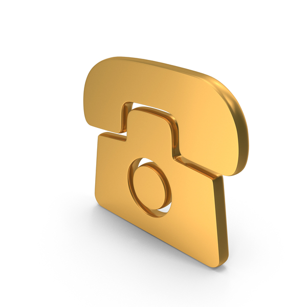 Gold Old Model Telephone Icon PNG Images & PSDs for Download ...