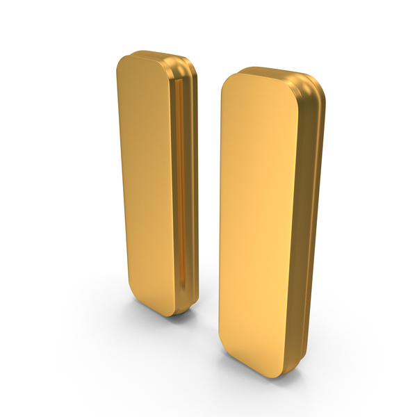 Logo: Gold Pause Icon PNG & PSD Images Logo: Gold Pause Icon PNG & PSD Images