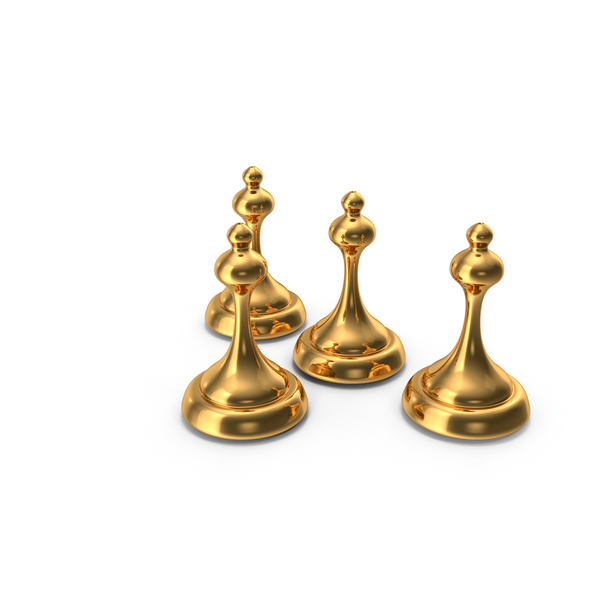 Gold Pawns PNG Images & PSDs for Download | PixelSquid - S12068699D