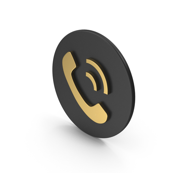 Media Logo: Gold Phone Icon PNG & PSD Images Media Logo: Gold Phone Icon PNG & PSD Images