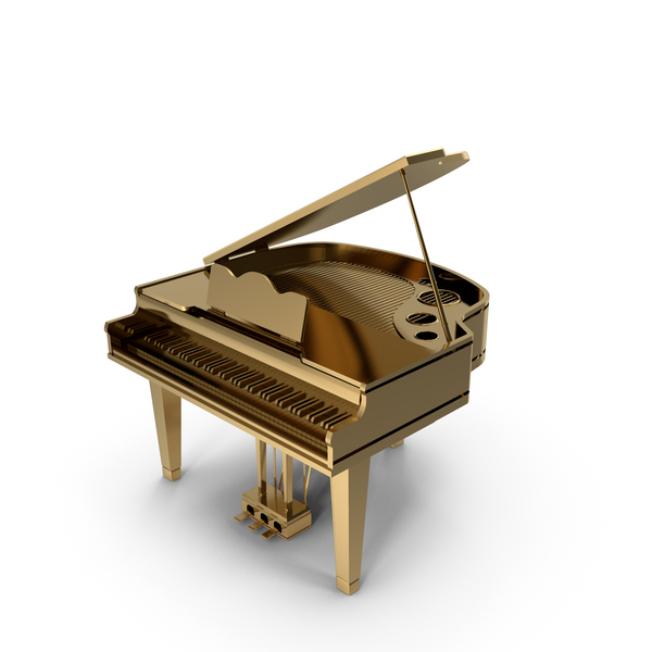 Gold Piano PNG & PSD Images Gold Piano PNG & PSD Images