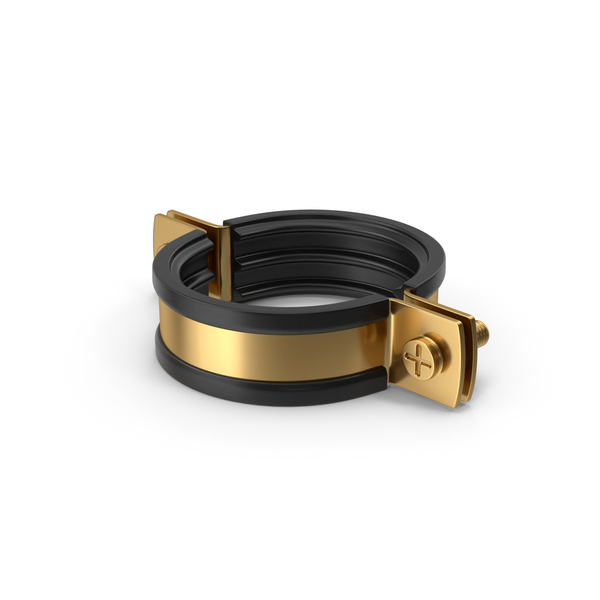 Grounding: Gold Pipe Clamp PNG & PSD Images Grounding: Gold Pipe Clamp PNG & PSD Images