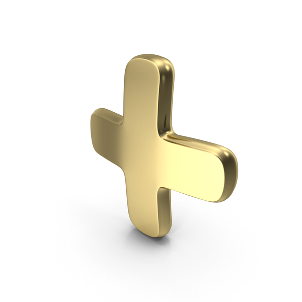 Symbols: Gold Positive Sign PNG & PSD Images Symbols: Gold Positive Sign PNG & PSD Images
