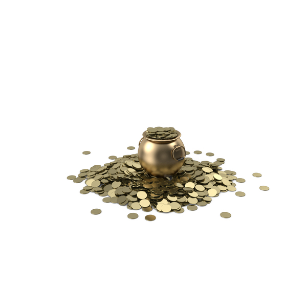 Coin: Gold Pot Of Coins PNG & PSD Images