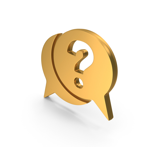Symbols: Gold Question Mark Chat Symbol PNG & PSD Images Symbols: Gold Question Mark Chat Symbol PNG & PSD Images