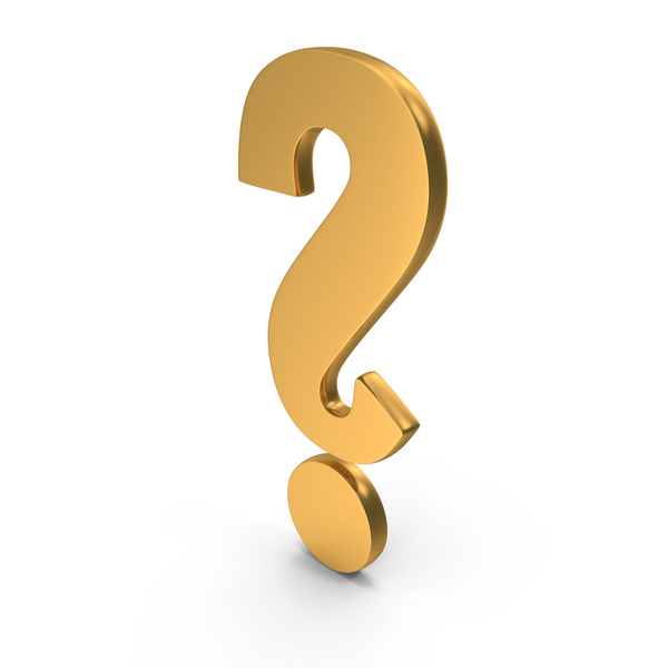 Gold Question Mark Icon PNG Images & PSDs for Download | PixelSquid ...