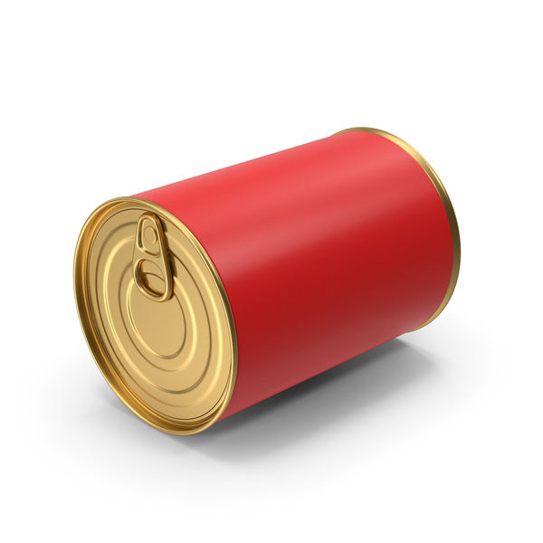 Tin: Gold Red Food Can PNG & PSD Images Tin: Gold Red Food Can PNG & PSD Images