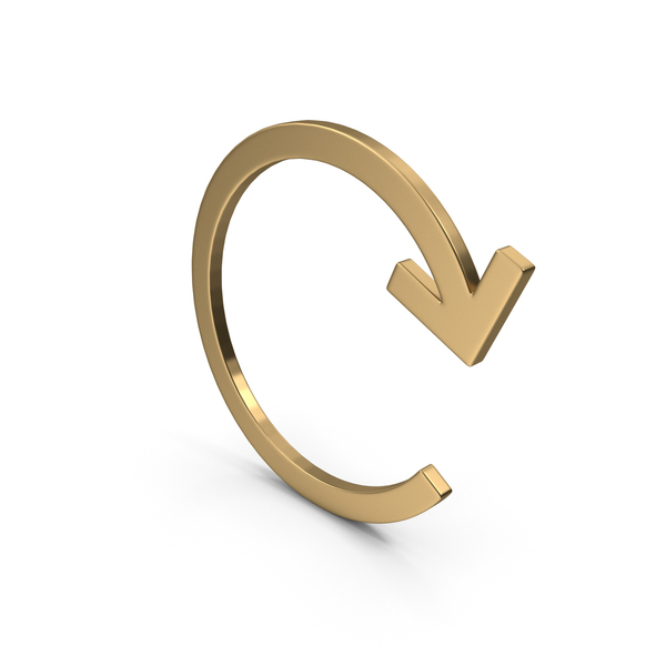 Symbols: Gold Reset Symbol PNG & PSD Images