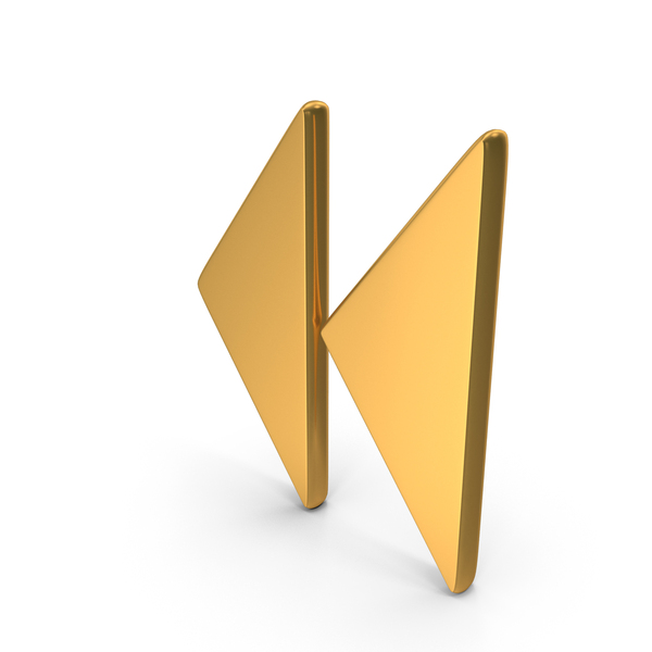 Symbols: Gold Rewind Button Symbol PNG & PSD Images Symbols: Gold Rewind Button Symbol PNG & PSD Images