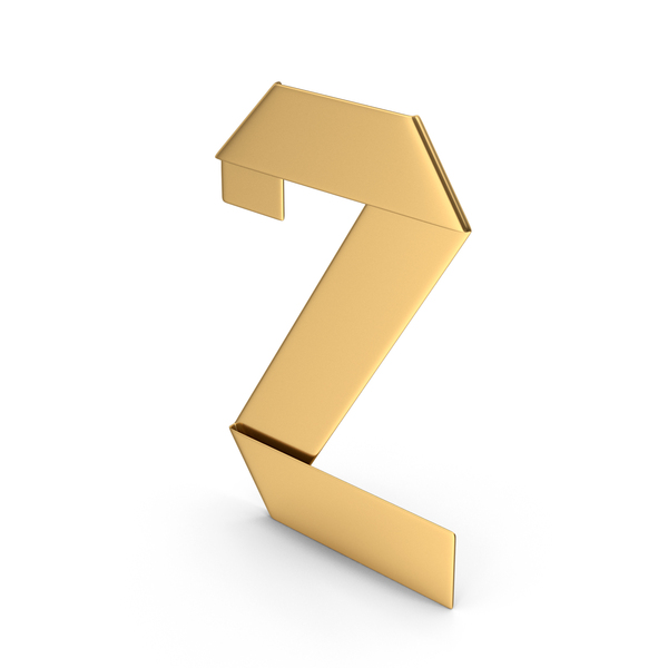 Gold Ribbon Number 2 PNG & PSD Images Gold Ribbon Number 2 PNG & PSD Images