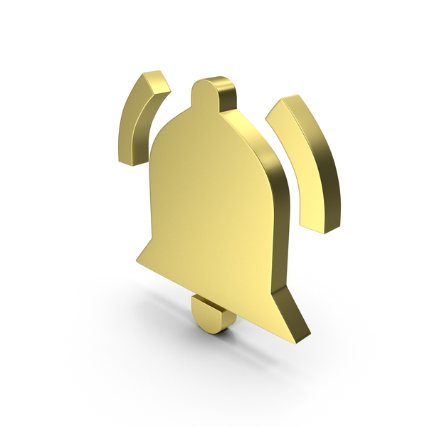 Symbols: Gold Ringing Bell Symbol PNG & PSD Images