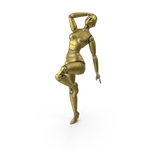 Gold Robot Woman PNG & PSD Images Gold Robot Woman PNG & PSD Images