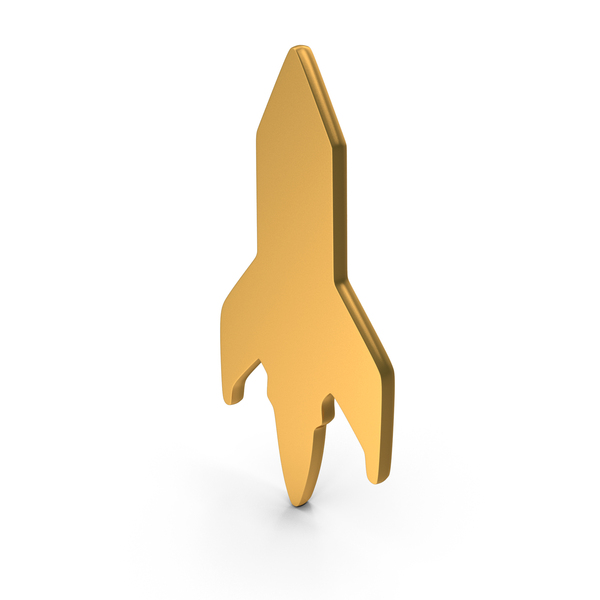Symbols: Gold Rocket Symbol PNG & PSD Images Symbols: Gold Rocket Symbol PNG & PSD Images
