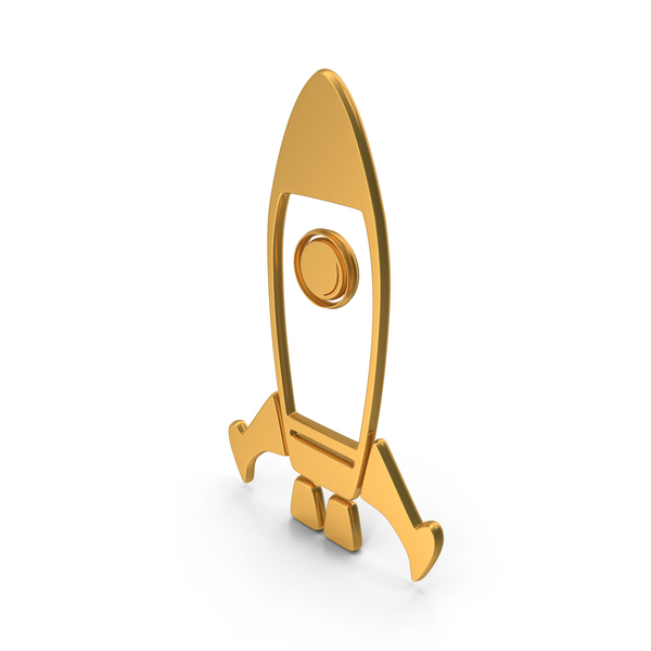 Symbols: Gold Rocket Symbol PNG & PSD Images Symbols: Gold Rocket Symbol PNG & PSD Images