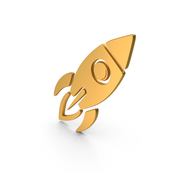 Symbols: Gold Rocket Symbol PNG & PSD Images Symbols: Gold Rocket Symbol PNG & PSD Images