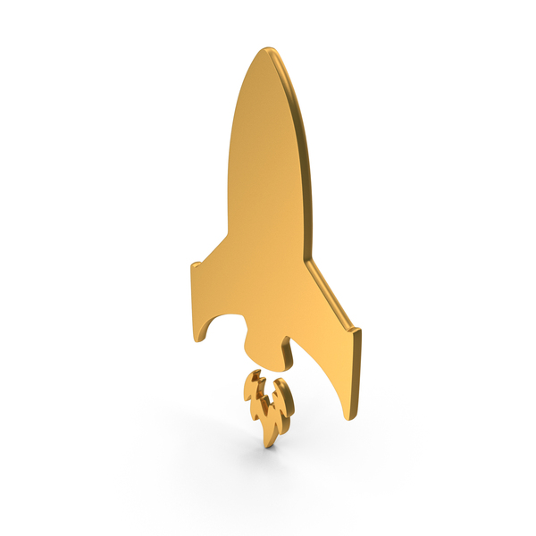 Symbols: Gold Rocket Symbol PNG & PSD Images Symbols: Gold Rocket Symbol PNG & PSD Images