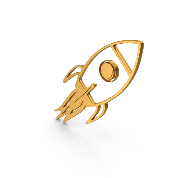 Symbols: Gold Rocket Symbol PNG & PSD Images Symbols: Gold Rocket Symbol PNG & PSD Images