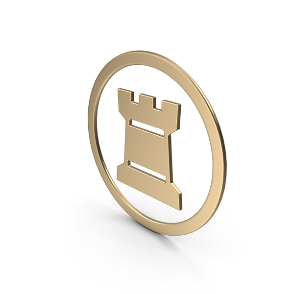 Logo: Gold Rook Symbol PNG & PSD Images Logo: Gold Rook Symbol PNG & PSD Images