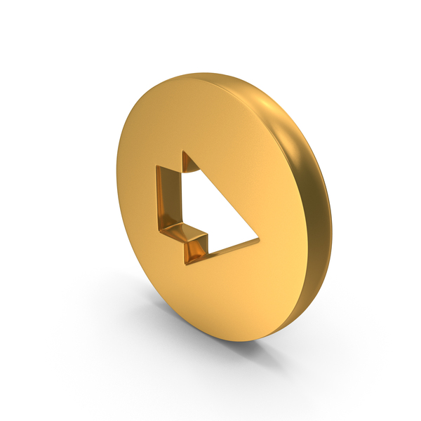 Gold Round Side Arrow Symbol PNG Images & PSDs for Download ...