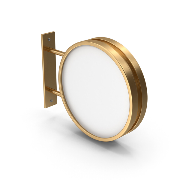 Gold Round Wall Billboard PNG & PSD Images Gold Round Wall Billboard PNG & PSD Images