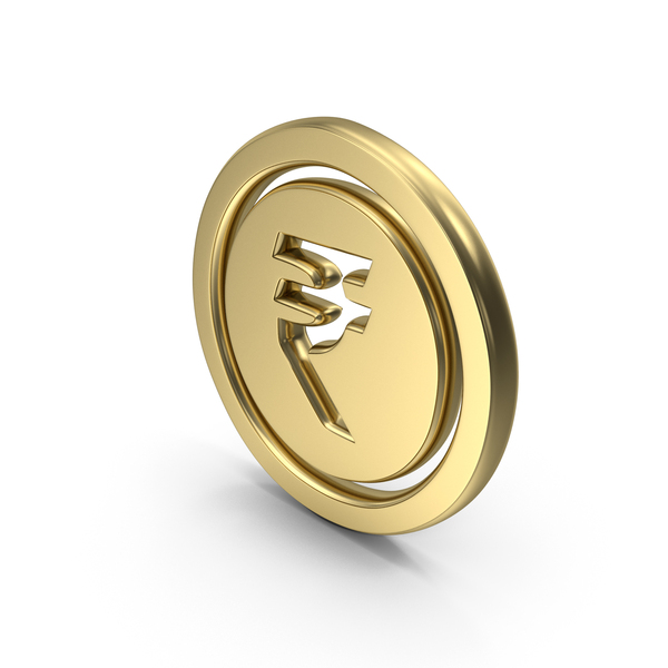 Symbols: Gold Rupee Coin Symbol PNG & PSD Images