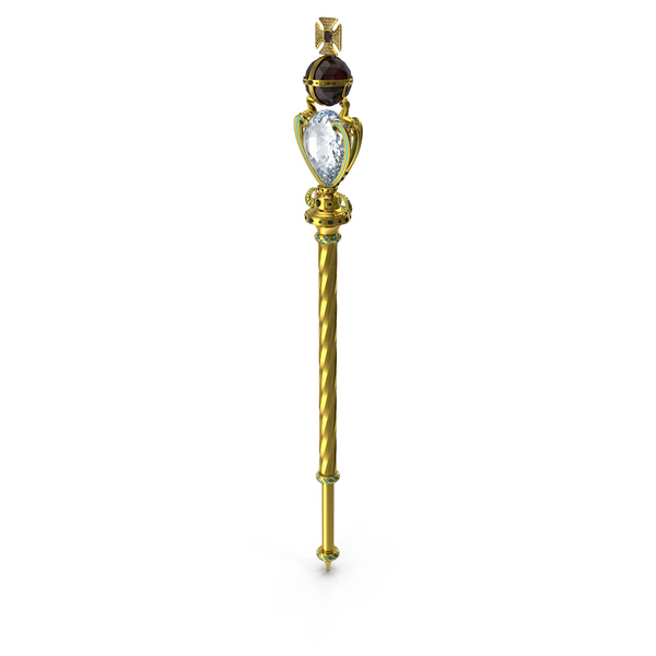 Gold Sceptre PNG & PSD Images Gold Sceptre PNG & PSD Images