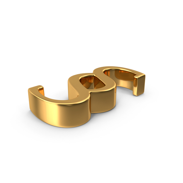 Punctuation: Gold Section Symbol Object Punctuation: Gold Section Symbol Object