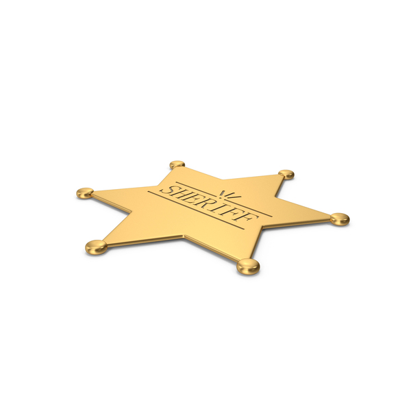 Police: Gold Sheriff Badge PNG & PSD Images Police: Gold Sheriff Badge PNG & PSD Images