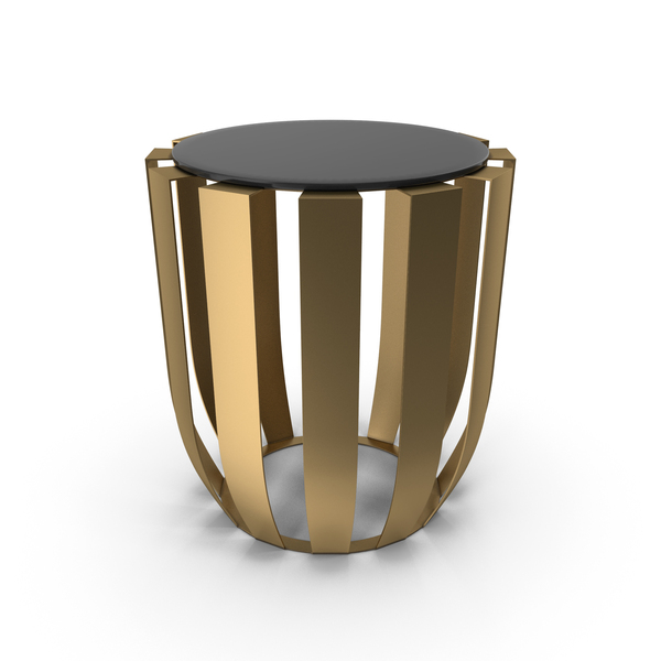 Gold Side Table with Black Top PNG & PSD Images Gold Side Table with Black Top PNG & PSD Images