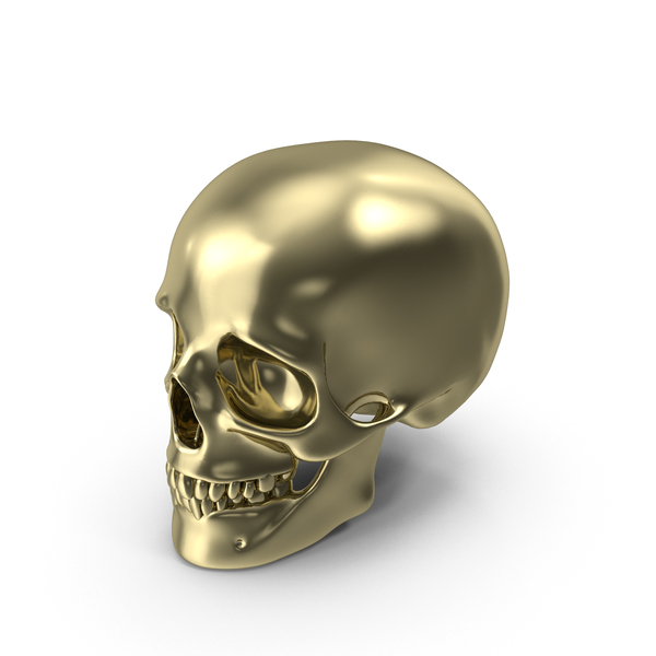 Halloween Decoration: Gold Skull PNG & PSD Images Halloween Decoration: Gold Skull PNG & PSD Images