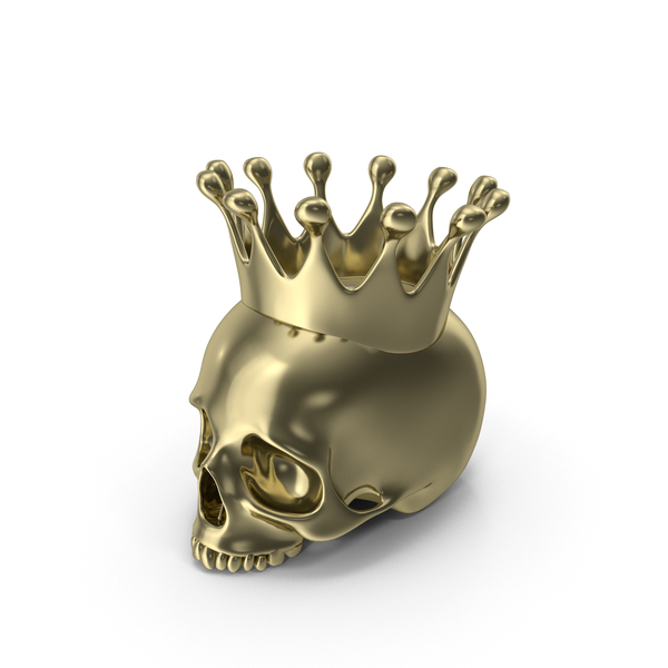Gold Skull Head Candle with Crown PNG & PSD Images Gold Skull Head Candle with Crown PNG & PSD Images